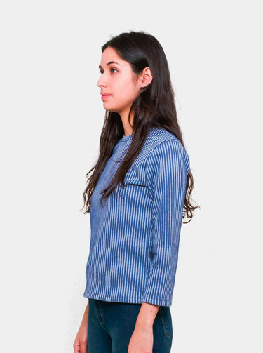Camiseta Pupi - Navy Stripes