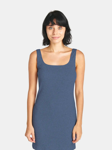 V-Neck Dress with Front Key Hole